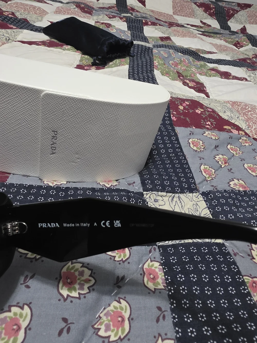 Prada Women's Black Oversized Square Sunglasses